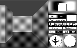 3-D Irrgarten atari screenshot